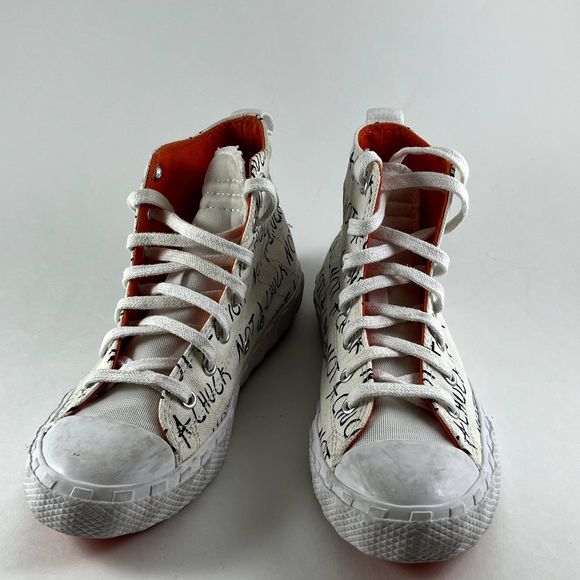 Converse UNT1TL3D High Top ‘Not A Chuck’ Black/White Shoes - YOUTH SIZE 3 - Picture 4 of 7